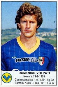 Figurina Domenico Volpati - Calciatori 1985-1986 - Edis