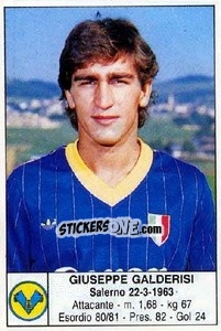 Cromo Giuseppe Galderisi - Calciatori 1985-1986 - Edis