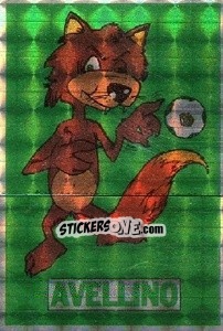 Sticker Mascotte Avellino - Calciatori 1985-1986 - Edis