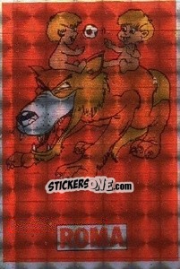 Sticker Mascotte Roma - Calciatori 1985-1986 - Edis