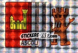 Figurina Scudetto Ascoli - Calciatori 1985-1986 - Edis