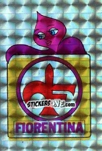 Sticker Scudetto Fiorentina - Calciatori 1985-1986 - Edis