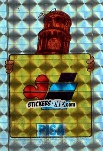 Sticker Scudetto Pisa - Calciatori 1985-1986 - Edis