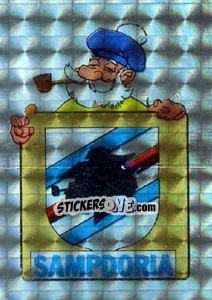 Sticker Scudetto Sampdoria - Calciatori 1985-1986 n. 13A - Edis