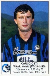 Figurina Carlo Osti - Calciatori 1985-1986 - Edis