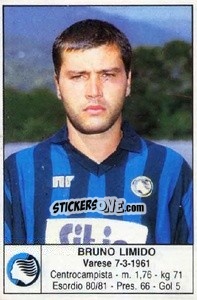 Figurina Bruno Limido - Calciatori 1985-1986 - Edis