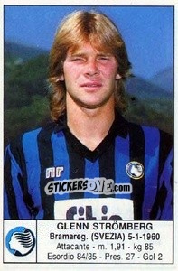 Figurina Glenn Strömberg - Calciatori 1985-1986 - Edis