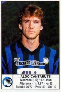 Sticker Aldo Cantarutti - Calciatori 1985-1986 - Edis