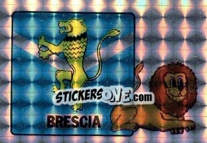 Sticker Scudetto Brescia - Calciatori 1985-1986 - Edis