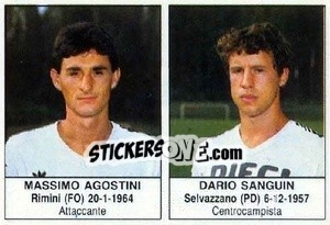 Cromo Massimo Agostini / Dario Sanguin