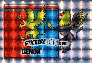 Cromo Scudetto Genoa - Calciatori 1985-1986 - Edis