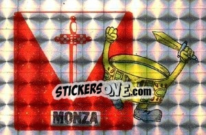 Sticker Scudetto Monza - Calciatori 1985-1986 n. 58A - Edis