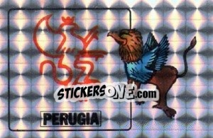 Sticker Scudetto Perugia - Calciatori 1985-1986 - Edis