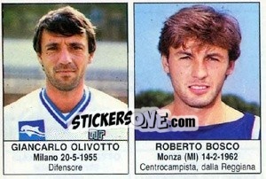 Sticker Giancarlo Olivotto / Roberto Bosco