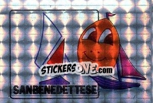 Sticker Scudetto Sambenedettese - Calciatori 1985-1986 - Edis