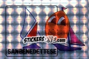 Sticker Scudetto Sambenedettese - Calciatori 1985-1986 n. 62A - Edis