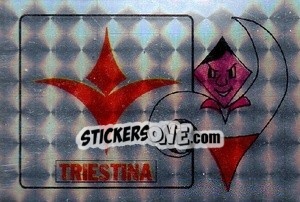 Sticker Scudetto Triestina - Calciatori 1985-1986 - Edis