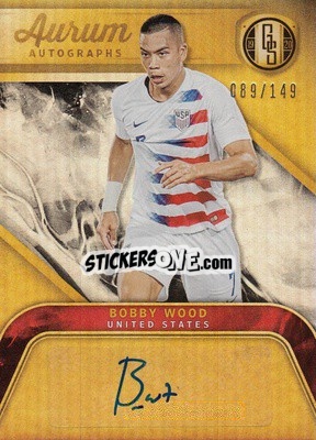 Sticker Bobby Wood - Gold Standard Soccer 2019-2020 n. AA-BW - Panini