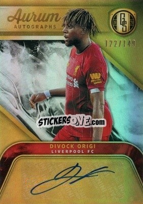 Sticker Divock Origi - Gold Standard Soccer 2019-2020 - Panini