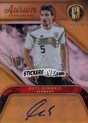 Sticker Mats Hummels - Gold Standard Soccer 2019-2020 n. AA-MHU - Panini