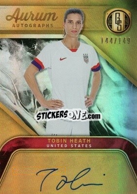 Figurina Tobin Heath - Gold Standard Soccer 2019-2020 - Panini