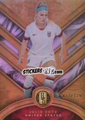 Figurina Julie Ertz - Gold Standard Soccer 2019-2020 n. 9 - Panini