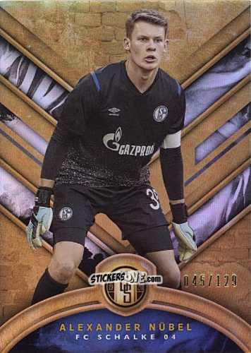 Cromo Alexander Nubel - Gold Standard Soccer 2019-2020 n. 14 - Panini