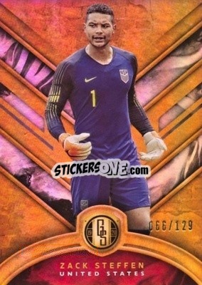 Sticker Zack Steffen - Gold Standard Soccer 2019-2020 n. 17 - Panini
