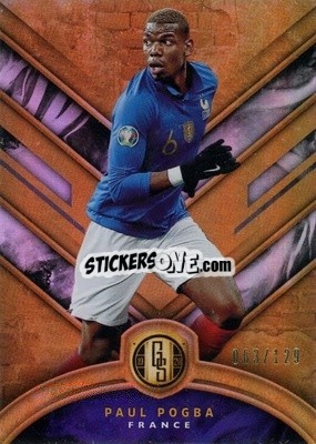 Sticker Paul Pogba - Gold Standard Soccer 2019-2020 n. 27 - Panini