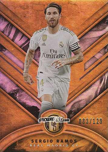Sticker Sergio Ramos - Gold Standard Soccer 2019-2020 n. 45 - Panini