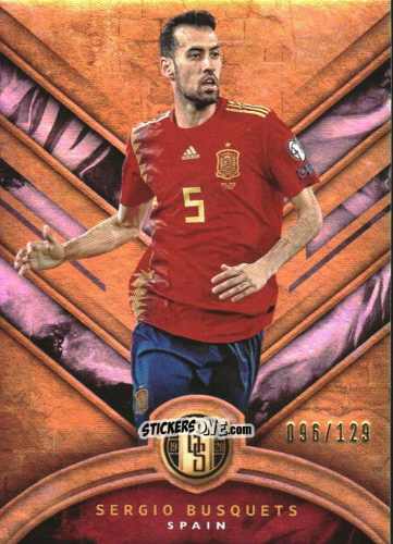 Sticker Sergio Busquets - Gold Standard Soccer 2019-2020 n. 49 - Panini