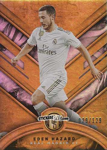 Figurina Eden Hazard - Gold Standard Soccer 2019-2020 n. 52 - Panini