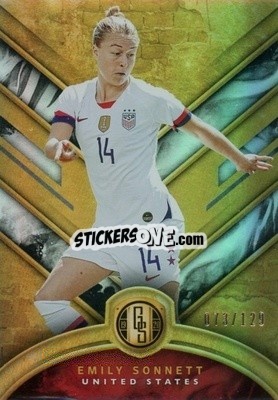 Cromo Emily Sonnett - Gold Standard Soccer 2019-2020 n. 53 - Panini