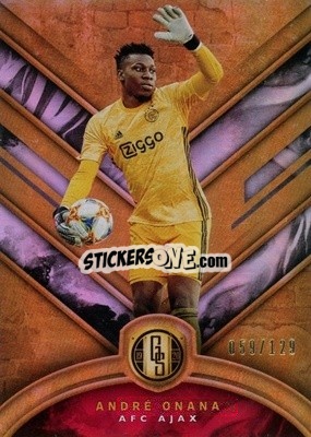 Figurina Andre Onana - Gold Standard Soccer 2019-2020 - Panini