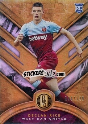Sticker Declan Rice - Gold Standard Soccer 2019-2020 n. 61 - Panini