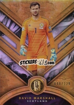Sticker David Marshall - Gold Standard Soccer 2019-2020 n. 63 - Panini