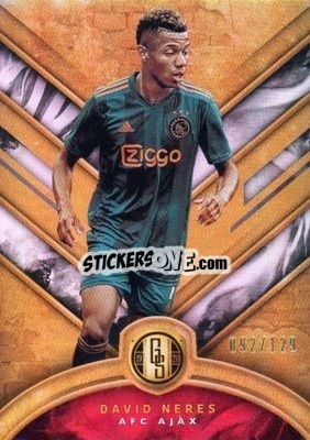 Sticker David Neres - Gold Standard Soccer 2019-2020 n. 74 - Panini
