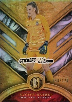 Sticker Alyssa Naeher - Gold Standard Soccer 2019-2020 n. 76 - Panini