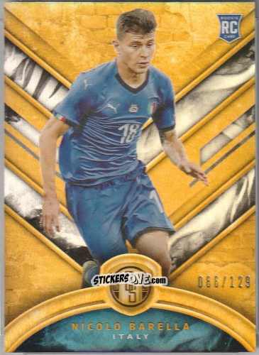 Cromo Nicolo Barella - Gold Standard Soccer 2019-2020 n. 84 - Panini