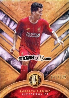 Sticker Roberto Firmino - Gold Standard Soccer 2019-2020 n. 85 - Panini