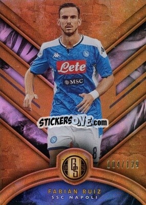 Figurina Fabian Ruiz - Gold Standard Soccer 2019-2020 - Panini