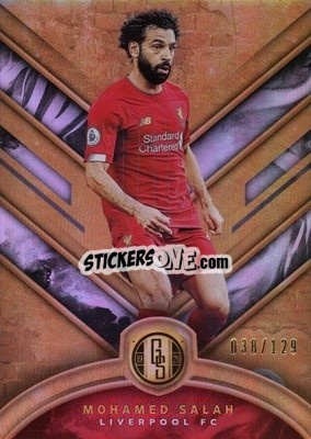Sticker Mohamed Salah - Gold Standard Soccer 2019-2020 n. 96 - Panini