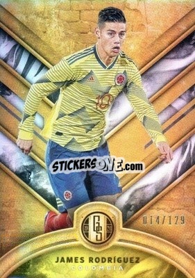 Sticker James Rodriguez - Gold Standard Soccer 2019-2020 n. 98 - Panini