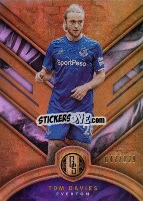 Figurina Tom Davies - Gold Standard Soccer 2019-2020 - Panini