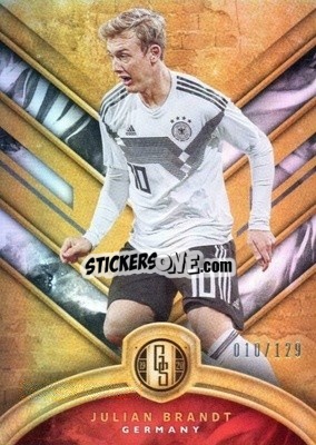 Sticker Julian Brandt - Gold Standard Soccer 2019-2020 n. 100 - Panini