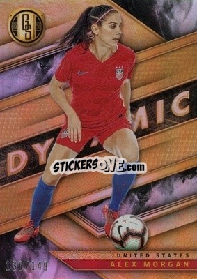 Sticker Alex Morgan - Gold Standard Soccer 2019-2020 n. D-AM - Panini