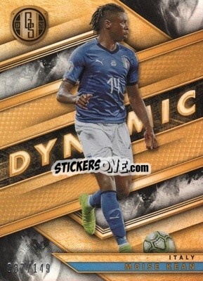 Figurina Moise Kean - Gold Standard Soccer 2019-2020 - Panini