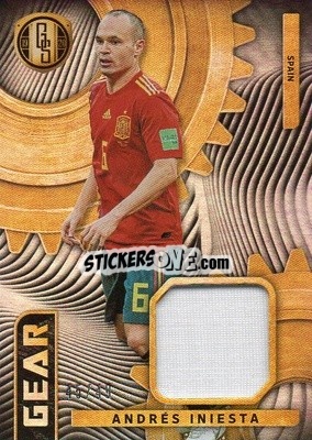 Sticker Andres Iniesta - Gold Standard Soccer 2019-2020 n. G-AI - Panini