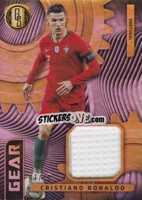 Sticker Cristiano Ronaldo - Gold Standard Soccer 2019-2020 n. G-CR7 - Panini