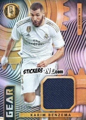 Sticker Karim Benzema - Gold Standard Soccer 2019-2020 n. G-KB - Panini